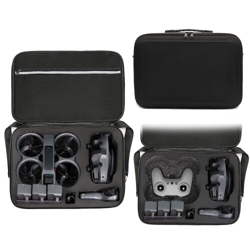 (Black) For DJI Avata 2 Handbag EVA+Cloth RC Drone Accesso 1