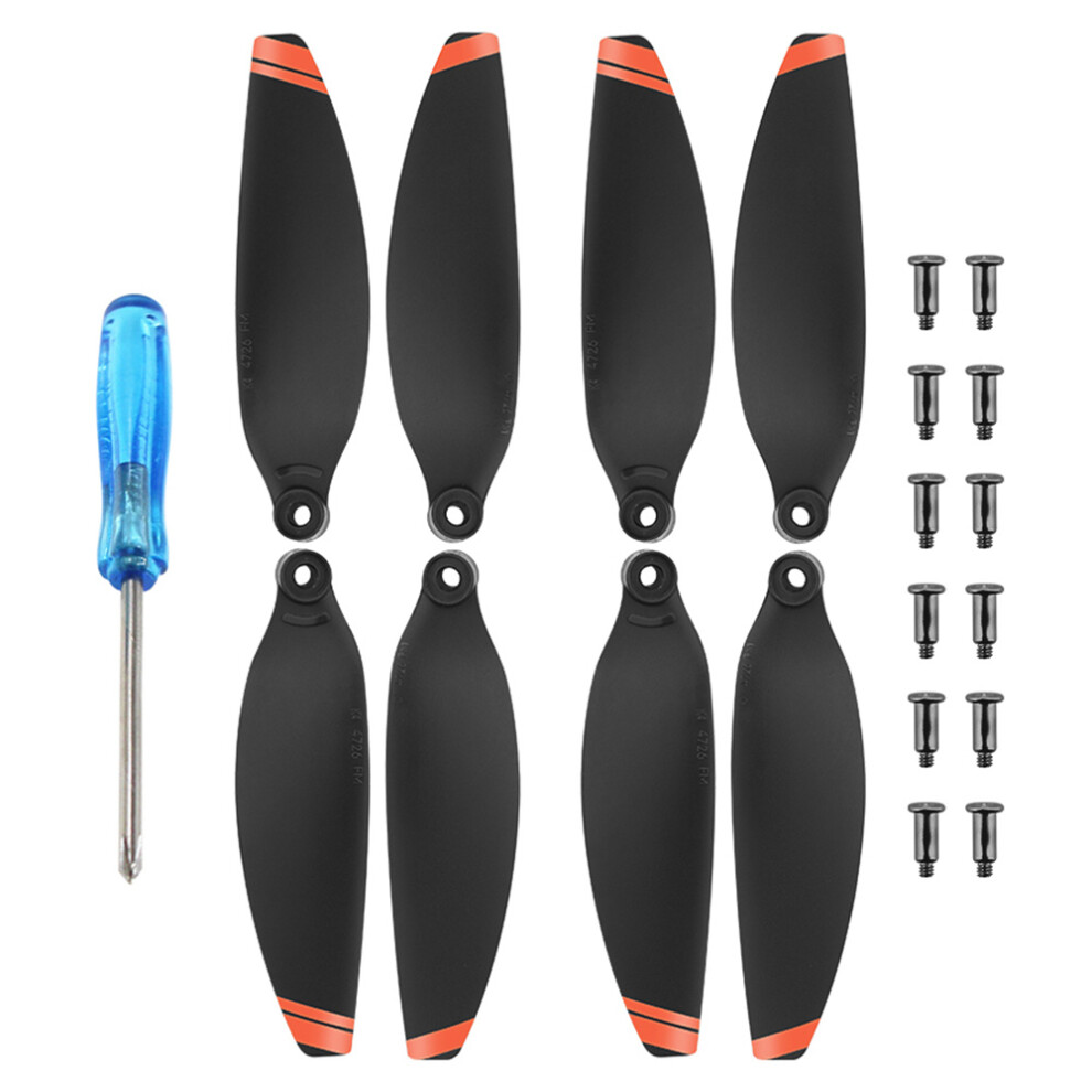 (Orange) 2Pair For Dji Mini 4K / Se / 2 / 1 Propellers Rc D Orange
