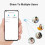 (EU Plug) HD WiFi Camera Motion Detection Night Vision 3-Len 6