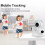 (EU Plug) HD WiFi Camera Motion Detection Night Vision 3-Len 5
