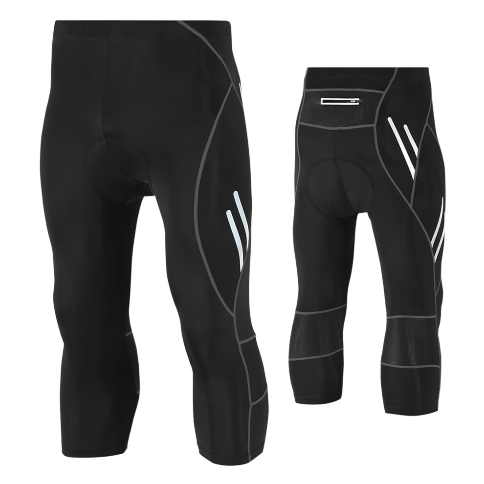 Herren Paded Bike Shorts Mountain Bike Shorts Hochelastische Outdoor-Fahrhose Gepolsterte Radsporthose FüR MäNner Fahrradshorts-image