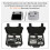 (Black) Shockproof Case for DJI Flip Fly More Combo RC 2 5