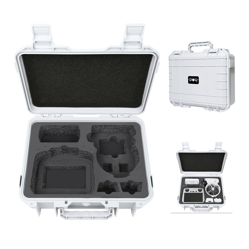 (White) Shockproof Case For Dji Flip Fly More Combo Rc 2 White 6914272650167