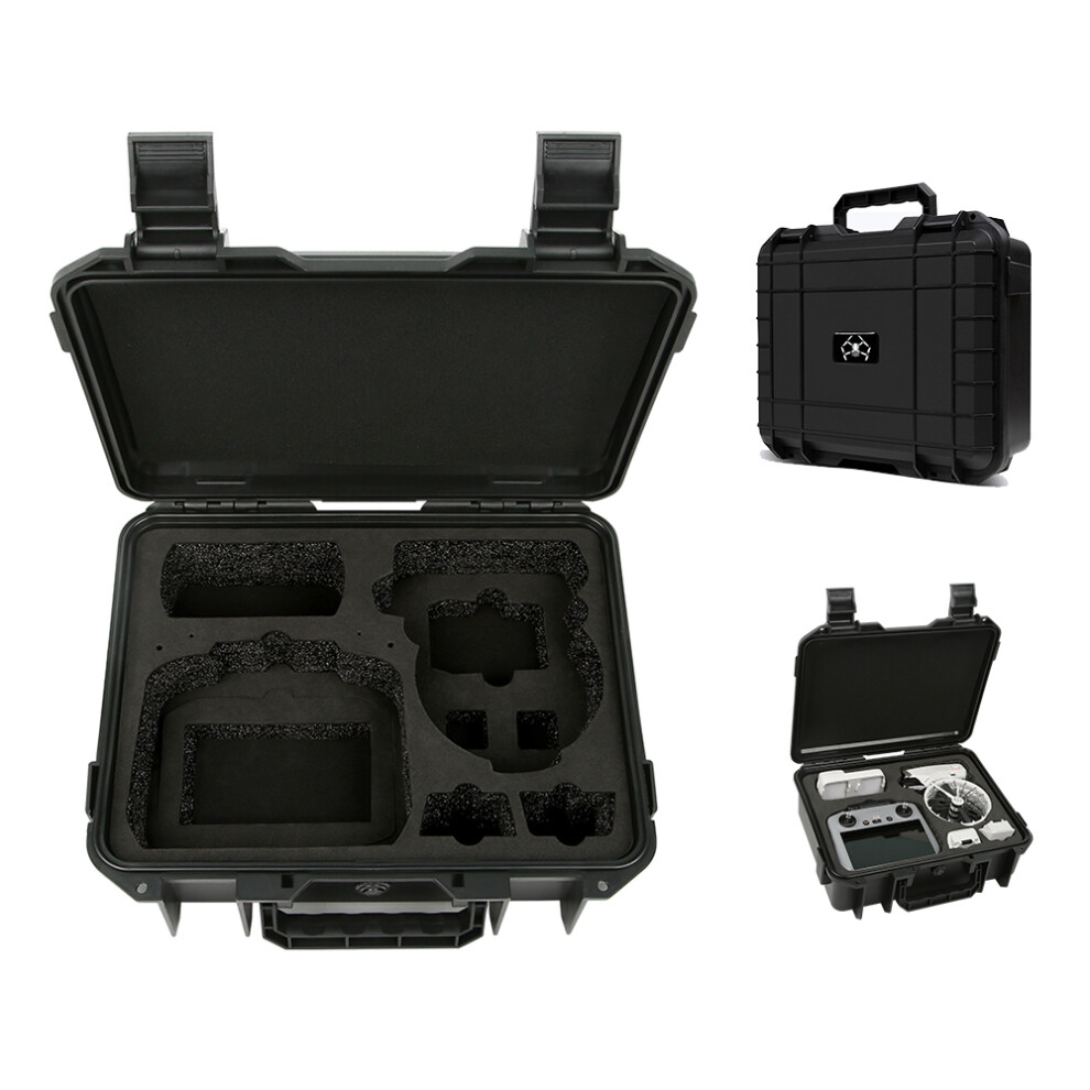 (Black) Shockproof Case For Dji Flip Fly More Combo Rc 2 Black 6914273181615
