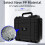 (Black) Shockproof Case for DJI Flip Fly More Combo RC 2 6