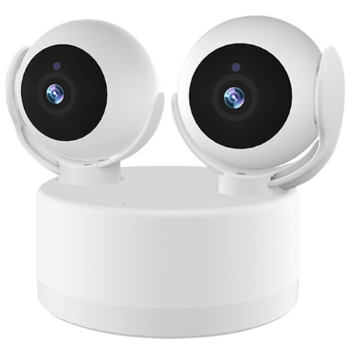 al Lens Home Surveillance Camera with Dual Screens