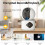 (EU Plug) Dual Lens Night Vision HD Camera Home Security Pho 5