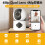 (US Plug) Dual Lens Night Vision HD Camera Home Security Pho 3