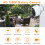 (White) SN-S10 Home Security WiFi Camera Waterproof Rechar 2