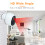 (Black) SN-S10 Home Security WiFi Camera Waterproof Rechar 5