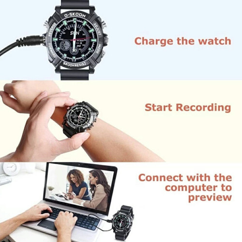 80P HD Recording Motion Detection Wearable Spy Cam 2