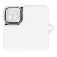 (White) For QCY MeloBuds Neo Silicone Case with Anti Lost