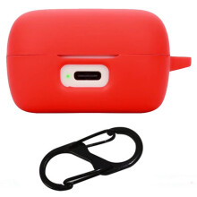 (Red) For Sennheiser ACCENTUM Silicone Case with Anti Lo