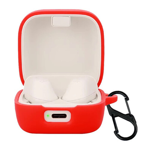 (White) For Sennheiser ACCENTUM Silicone Case with Anti Lo 1