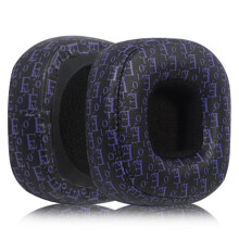 Earphones Cover nes Ear Cushions - Black / Purple