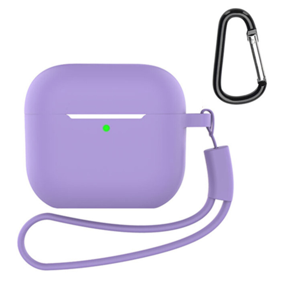 (Purple) For Airpods 4 Silicone Case 3 In 1 Protective Cove Purple 6914275854951