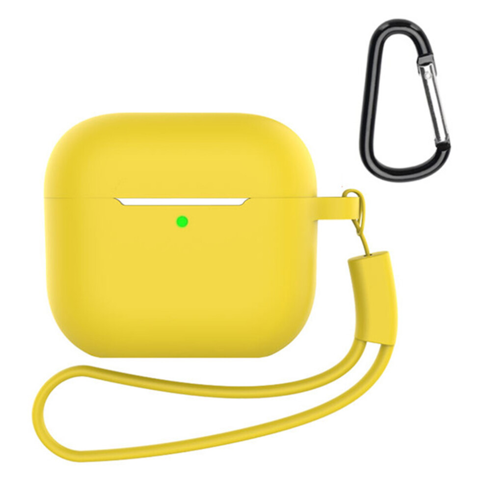 (Yellow) For Airpods 4 Silicone Case 3 In 1 Protective Cove Yellow 6914276569854