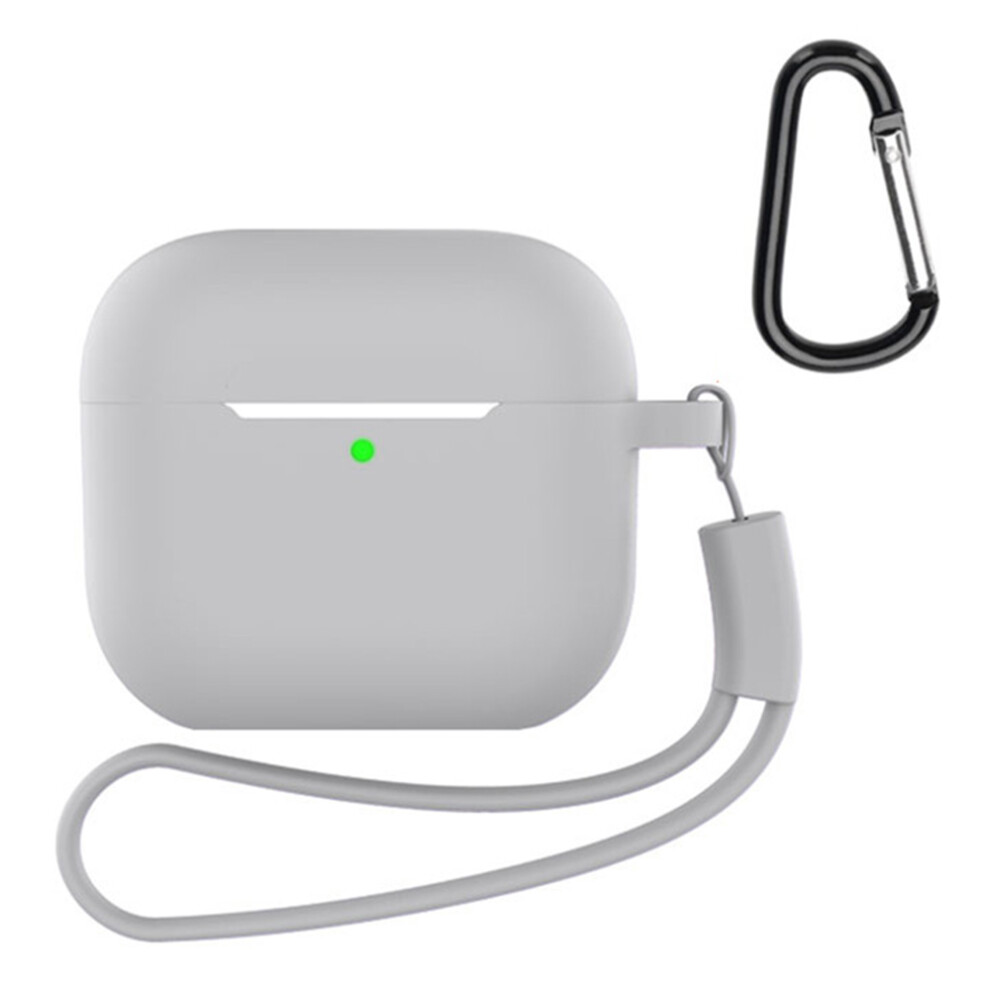 (Grey) For Airpods 4 Silicone Case 3 In 1 Protective Cove Grey 6914278573804