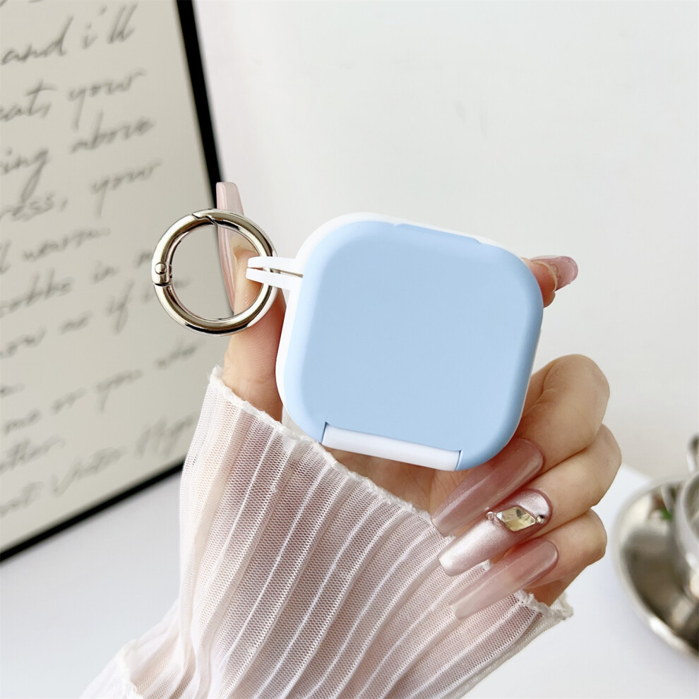 (Blue) For Airpods 4 Protective Case Pc + Tpu Tws Earphon Blue 6914278273704