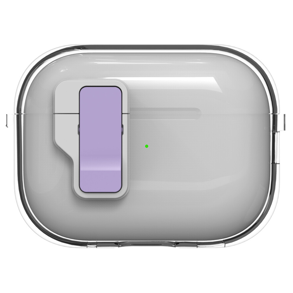 (Purple) For Airpods Pro 2 Case Clear Crystal Automatic Swi Purple 6914273706375