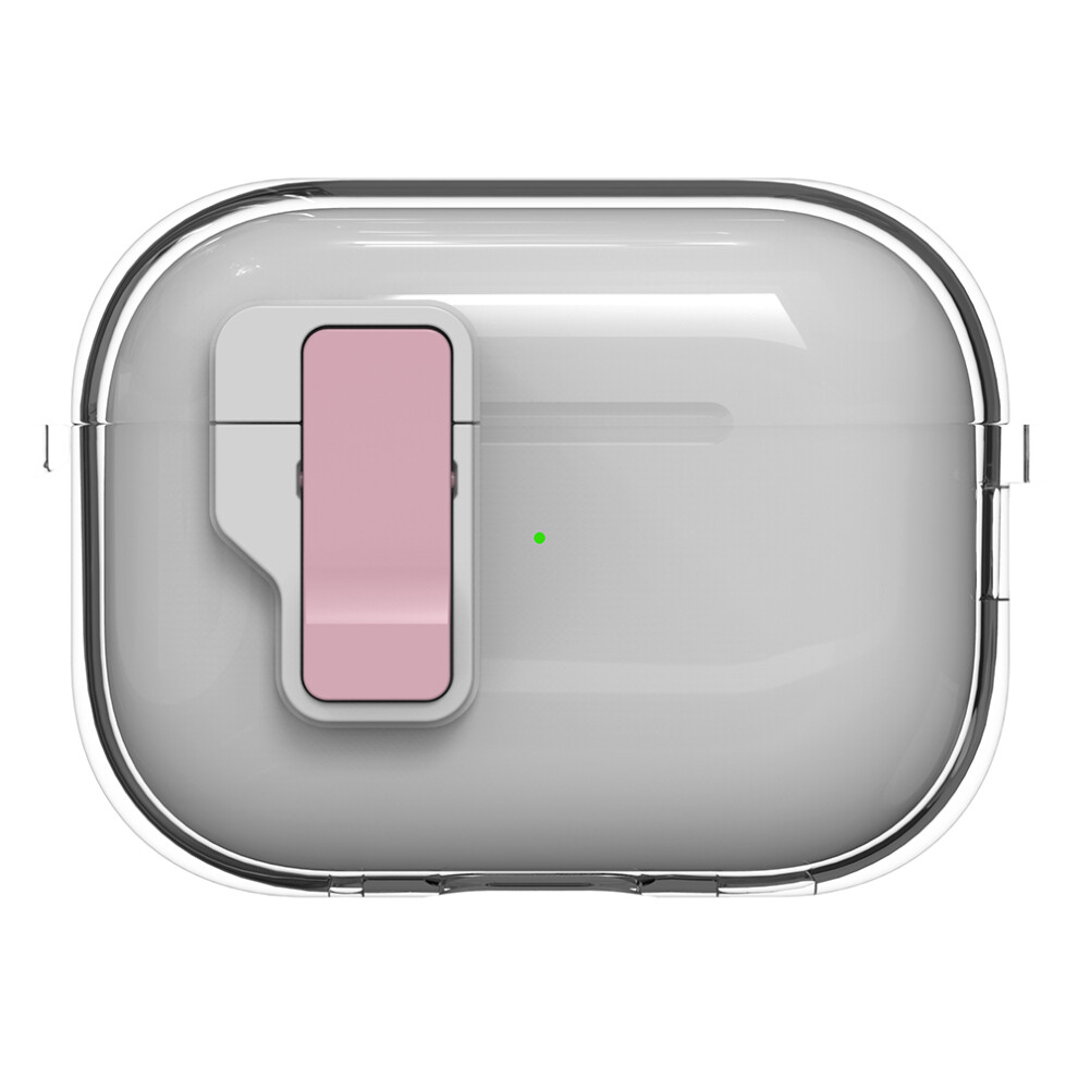 (Pink) For Airpods Pro 2 Case Clear Crystal Automatic Swi Pink 6914276496501