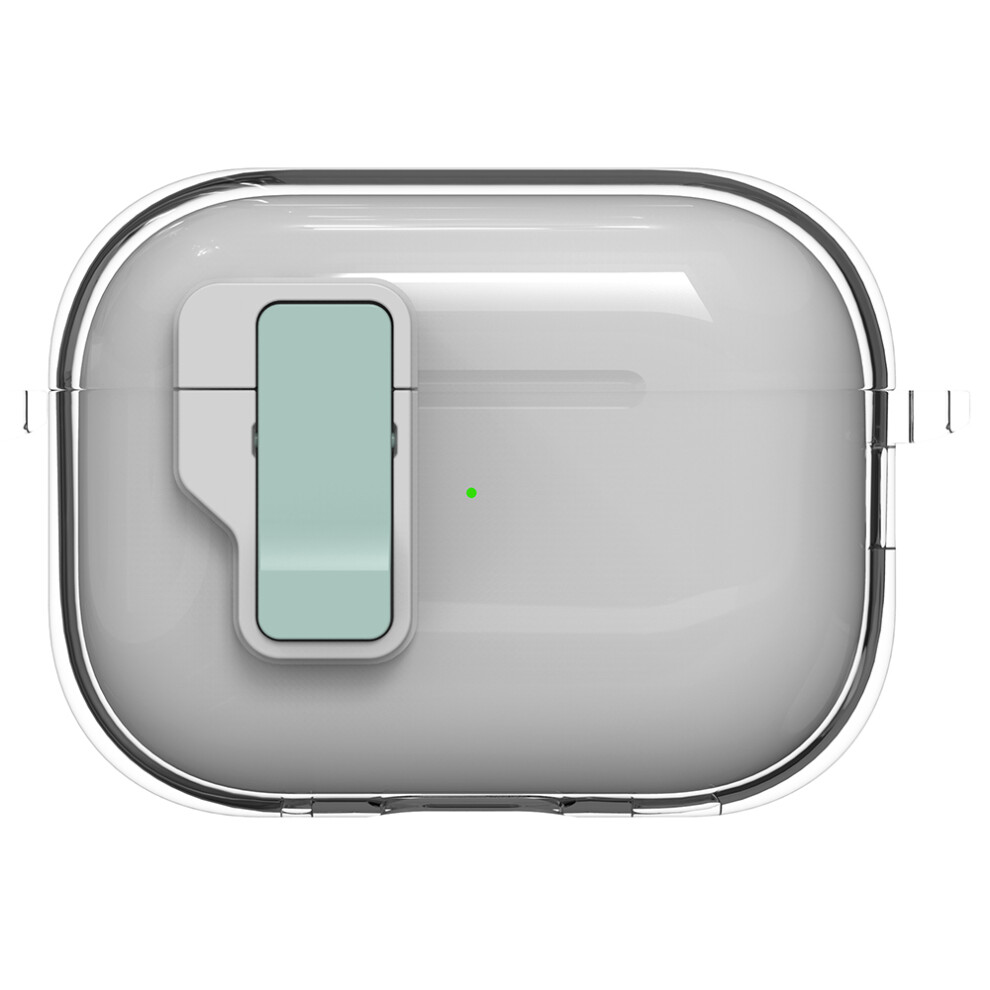 (Mint ) For Airpods Pro 2 Case Clear Crystal Automatic Swi Green 6914279127617
