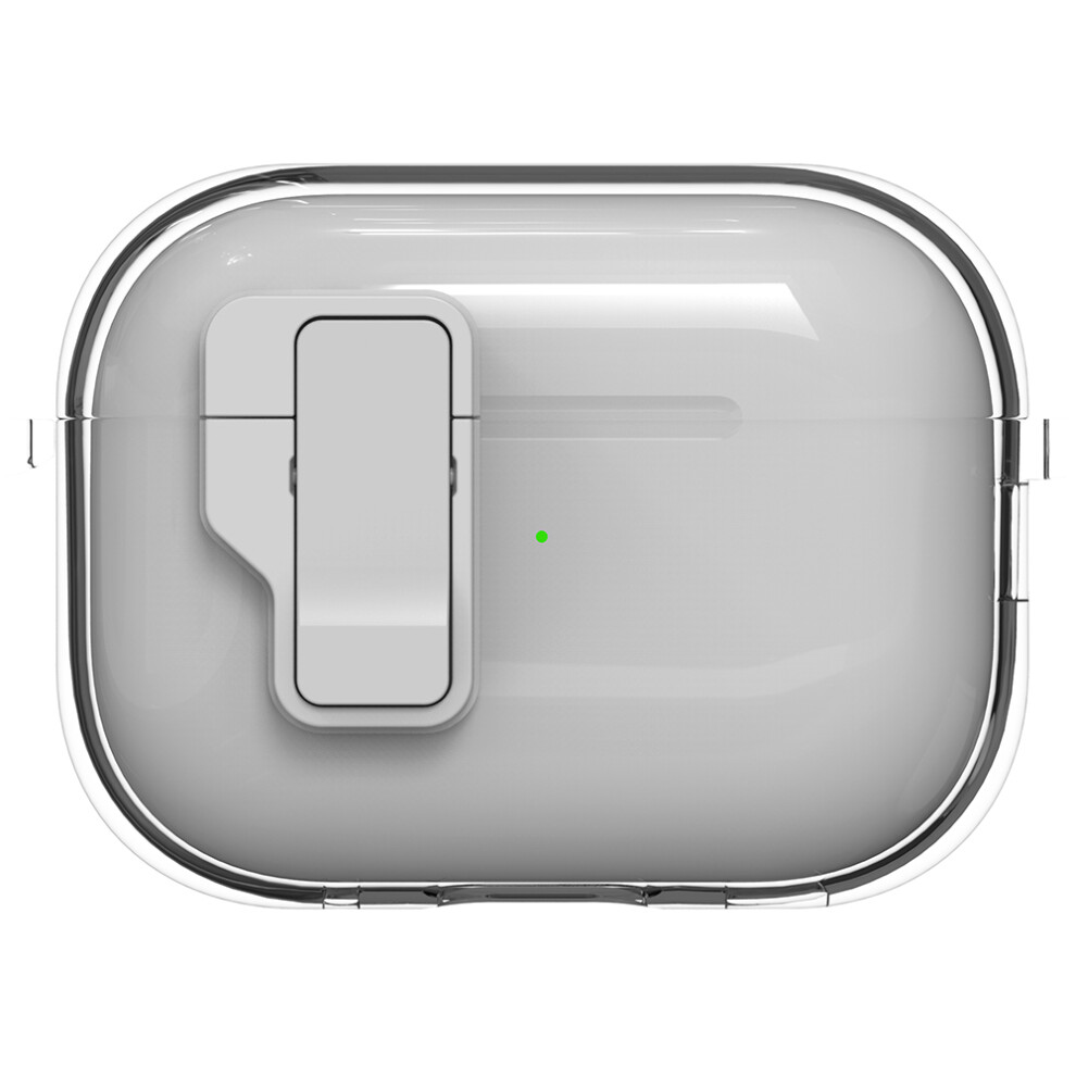 (White) For Airpods Pro 2 Case Clear Crystal Automatic Swi White 6914270775701