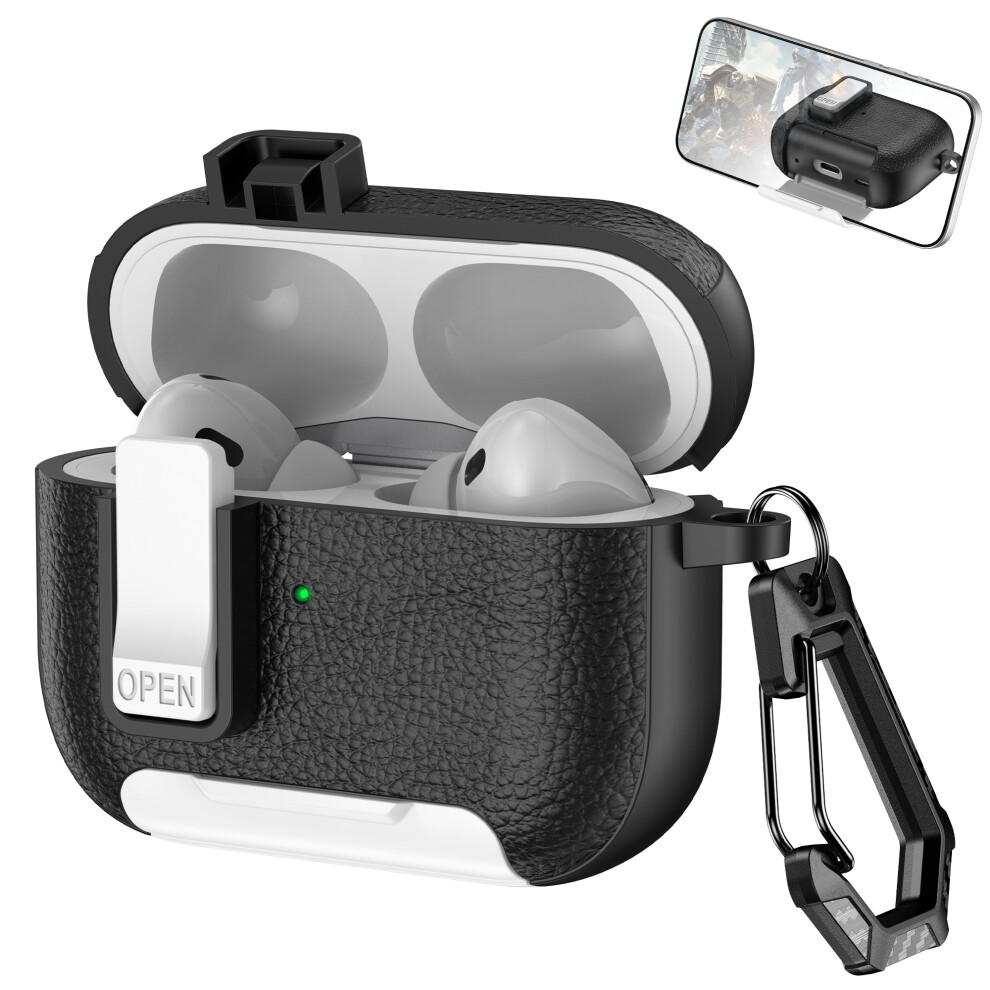 ( / White) For Apple Airpods Pro Protective Case With Stand L Black/White 6914270056305