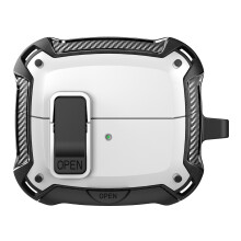 (Black / White) For Samsung Galaxy Buds3 Pro / Buds3 Case TPU +
