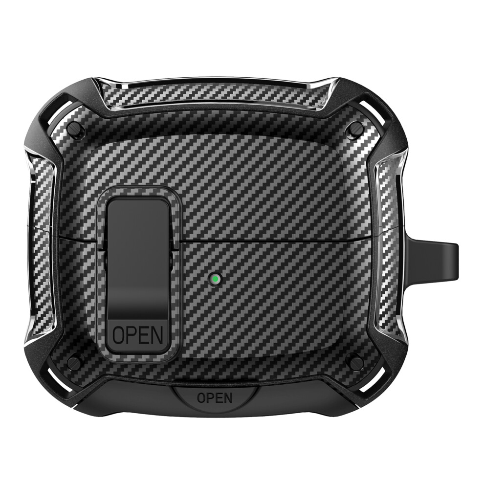 (Black) For Samsung Galaxy Buds3 Pro / Buds3 Case Carbon Black 6914286656018