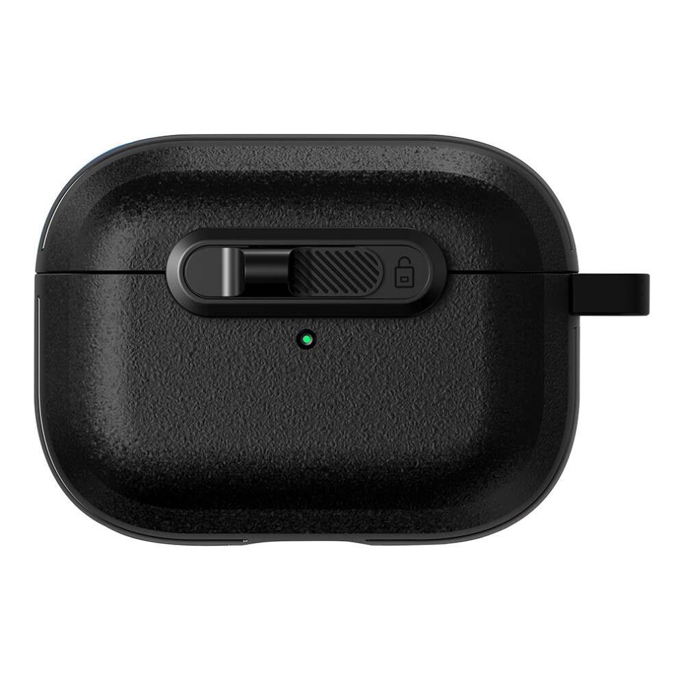 (Black) For Apple Airpods Pro Protective Case Lock Buckle Black 6914284866136