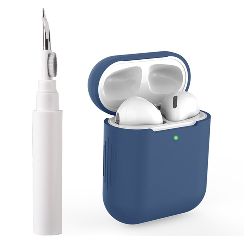 (Midnight ) For Apple Airpods With Wireless Charging Case (201 Blue 6914281958902