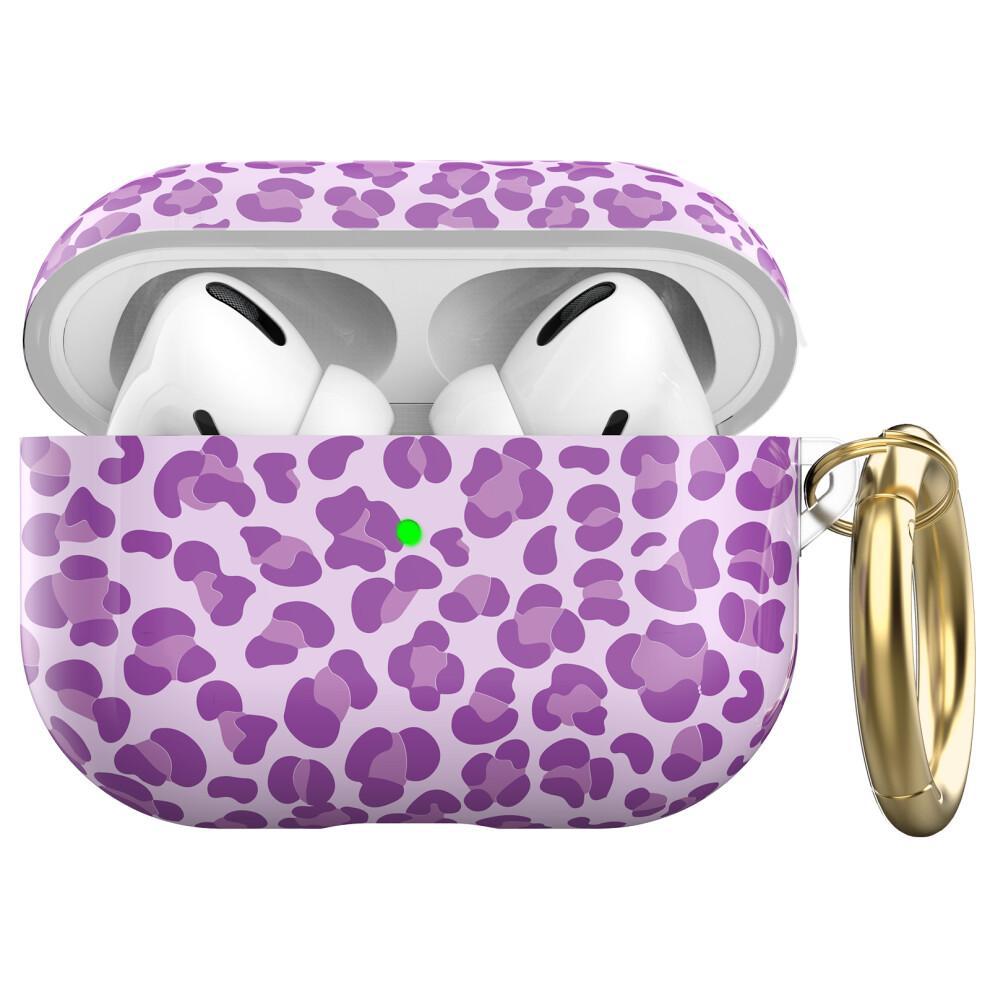 (Purple) For AirPods Pro 2 Case IMD Leopard Print TPU Earph-image-OPC-PJS8MRG-NEW