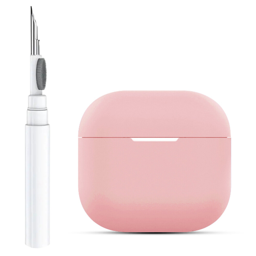 (Pink) For Airpods 4 Silicone Earbuds Case Soft Protectiv Pink 6914285011924