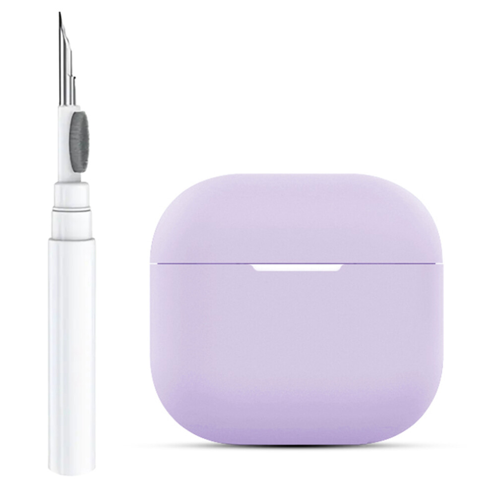 (Purple) For Airpods 4 Silicone Earbuds Case Soft Protectiv Purple 6914286209078