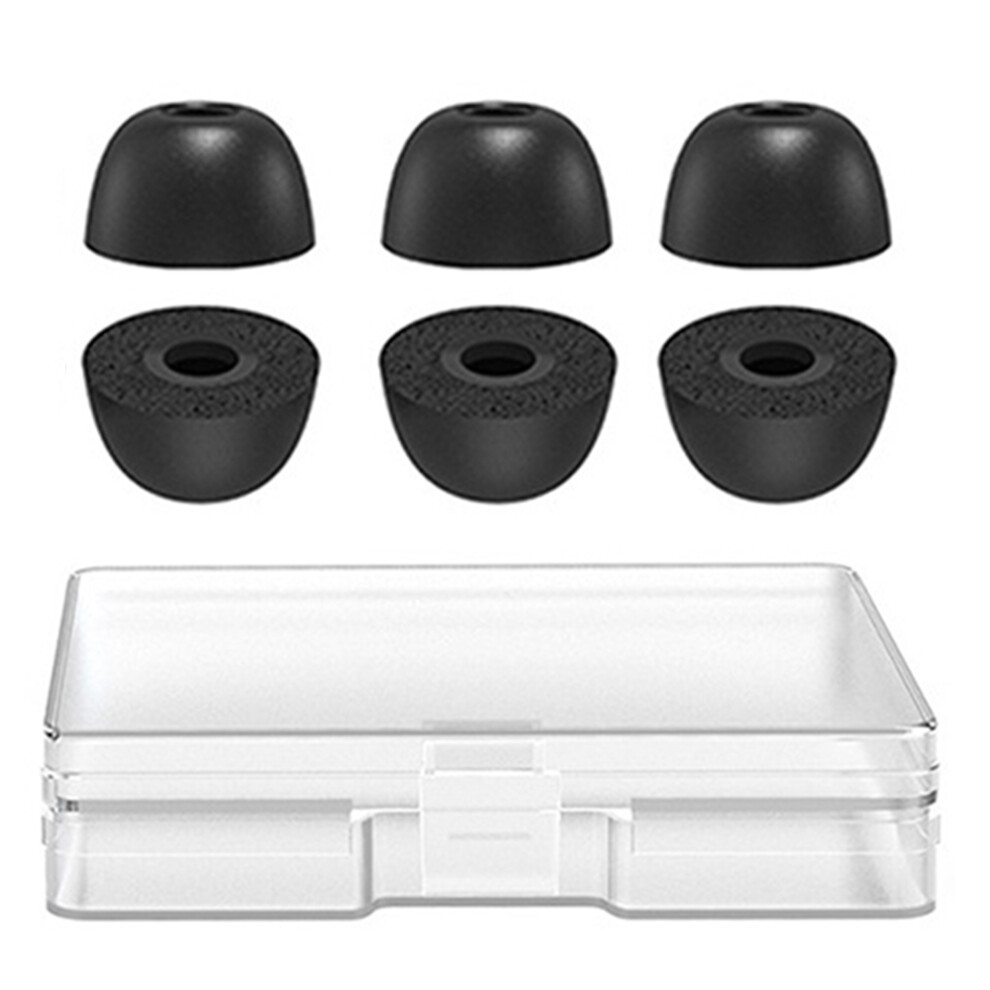 ( / M) Wg36 3 Pairs Eartips For Samsung Galaxy Buds2 Pro Black 6914280011431