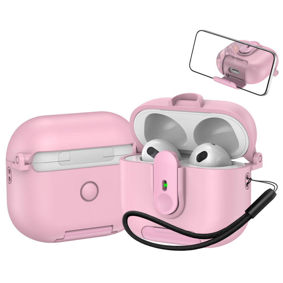 (Pink) For Apple Airpods 3 Protective Case Switch Lock Ea Pink 6914287728059