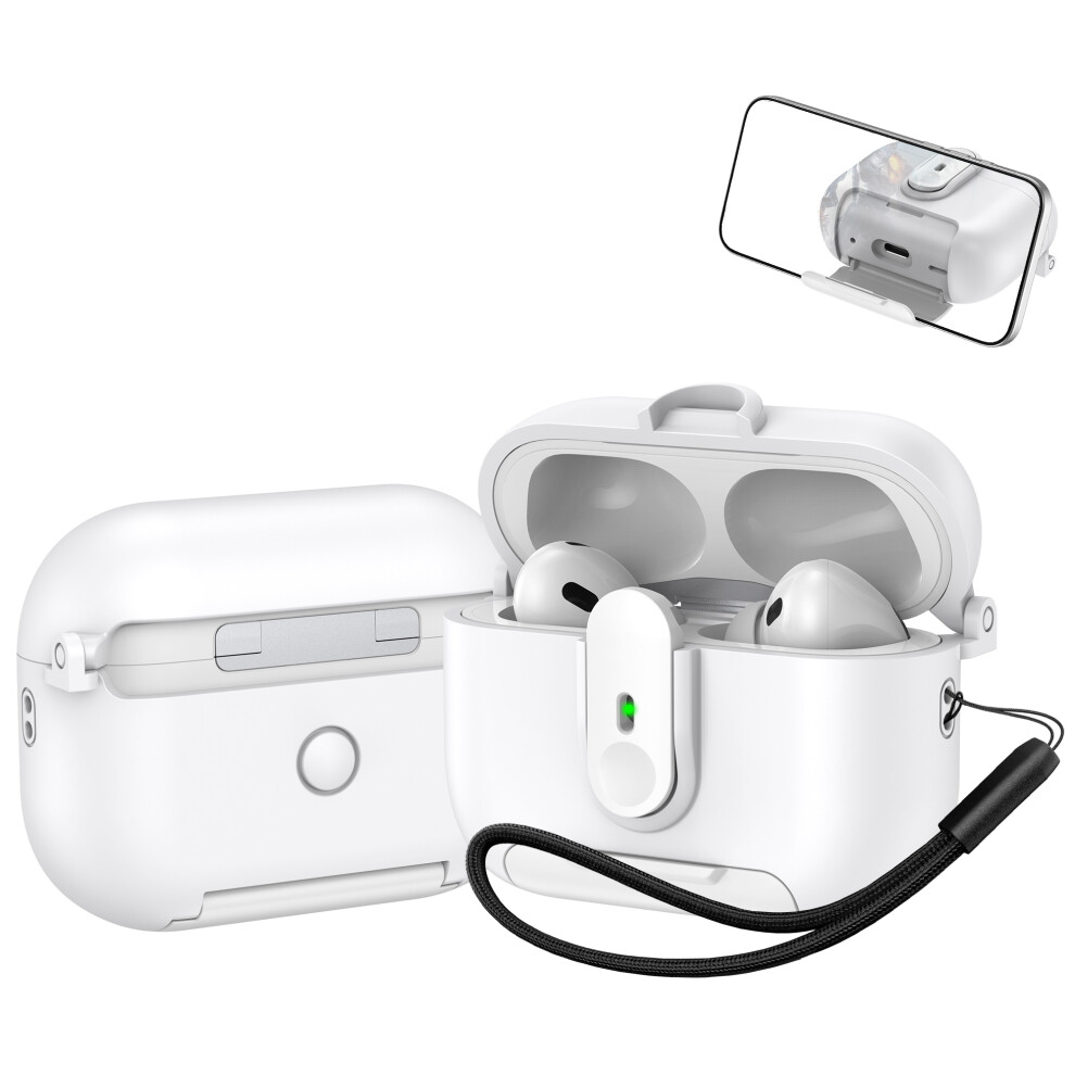 (White) For Apple Airpods Pro 2 Protective Case Switch Loc White 6914287190597