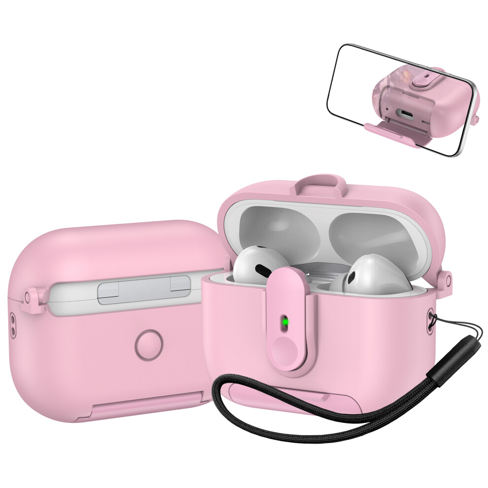 (Pink) For Apple Airpods Pro 2 Protective Case Switch Loc Pink 6914286930828