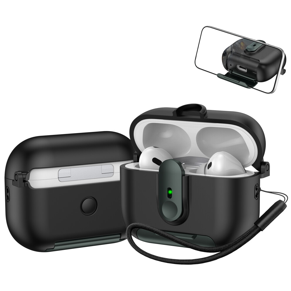 (Black / Green) For Apple Airpods Pro 2 Protective Case Switch Loc Green,Black 6914280824772