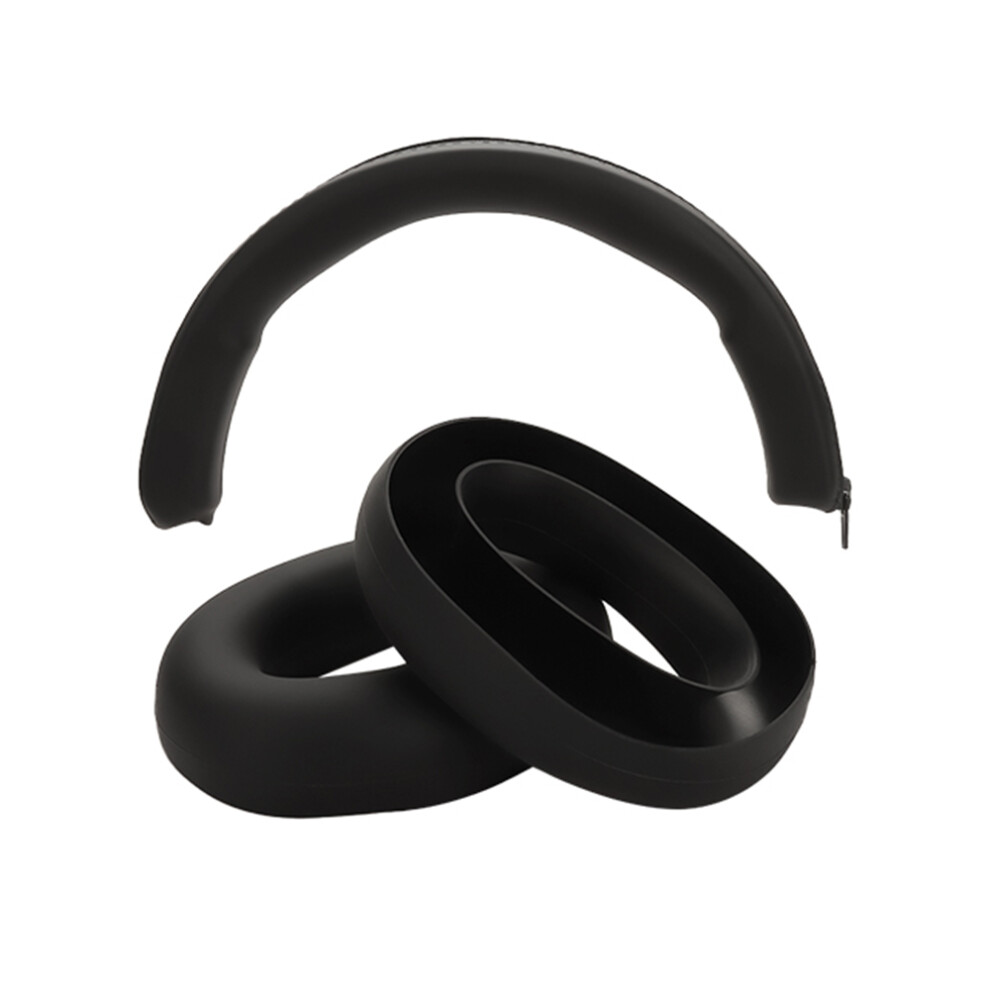 (Black) For Ikf Mars Headphones Silicone Protective Case S Black 6914280185798