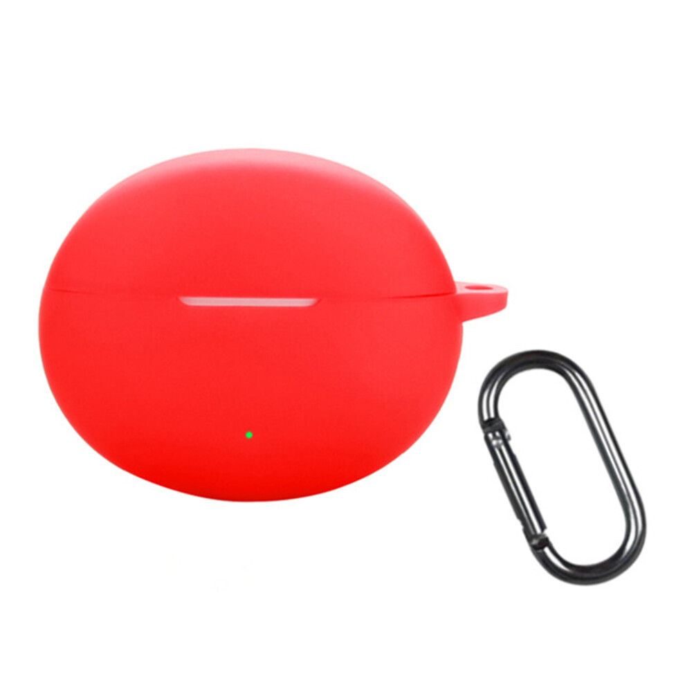 (Red) For Oppo Enco Free4 Silicone Case Wireless Earphon Red 6914288586399