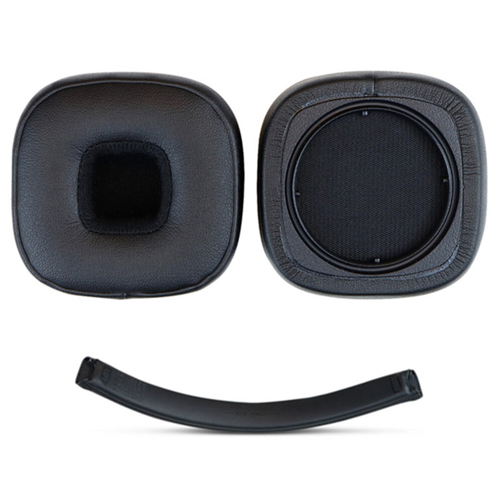 (Black) For Marshall Major V Headphones Replacement Ear Pa Black 6914288558464