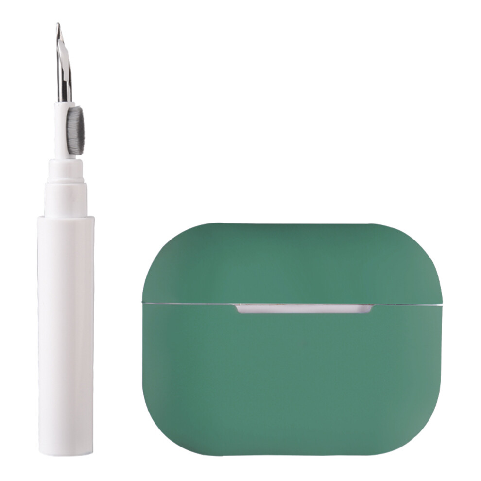 (Blackish ) For Airpods Pro 2 Silicone Earbuds Case Soft Prote Green 6914280669182