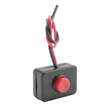 DC 12V2A Interruptor de cableado para COCHES Pulsador base adhesivo con accionamiento momentaneo