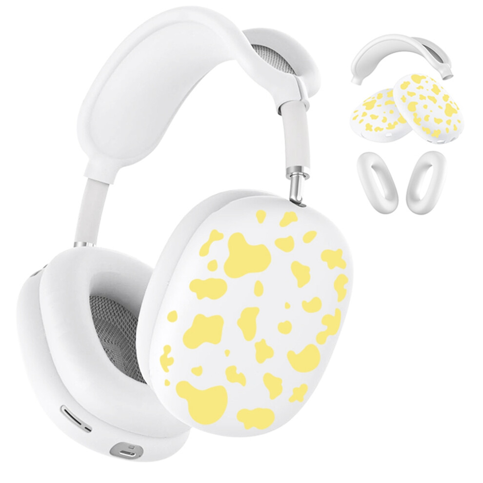 (Yellow) 3Pcs / Set For Airpods Max Silicone Protective C Yellow 6914285750946