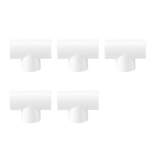 5 Piezas de Conectores adaptador tubo PVC 3 vias Agua 20mm