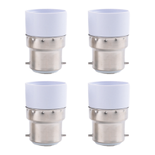 4pcs de AC 220V B22 a E14 Base De Enchufe La Lampara Adaptador DeBombilla Luz