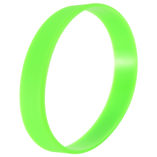 Brazalete de puno Munequera Pulsera Elasticidad Moda Goma Silicona Verde
