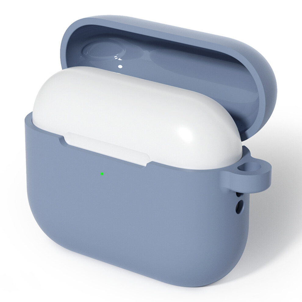 (Lavender Grey) For Airpods Pro 3 Silicone Case Soft Wireless Earb Purple,Grey 6914283237524